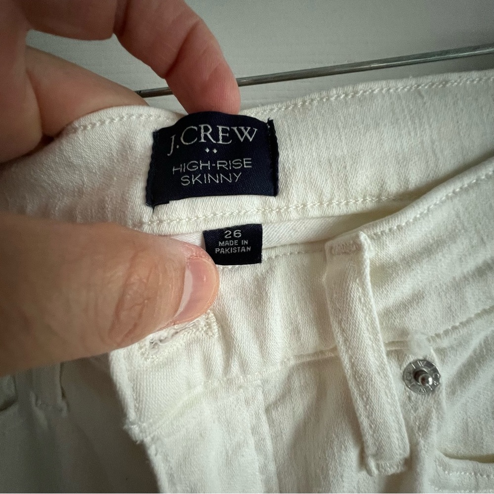 LAST CHANCE ! Crew white jeans - Picture 2 of 2